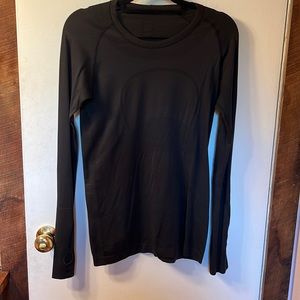 lululemon long sleeve black swiftly tech
